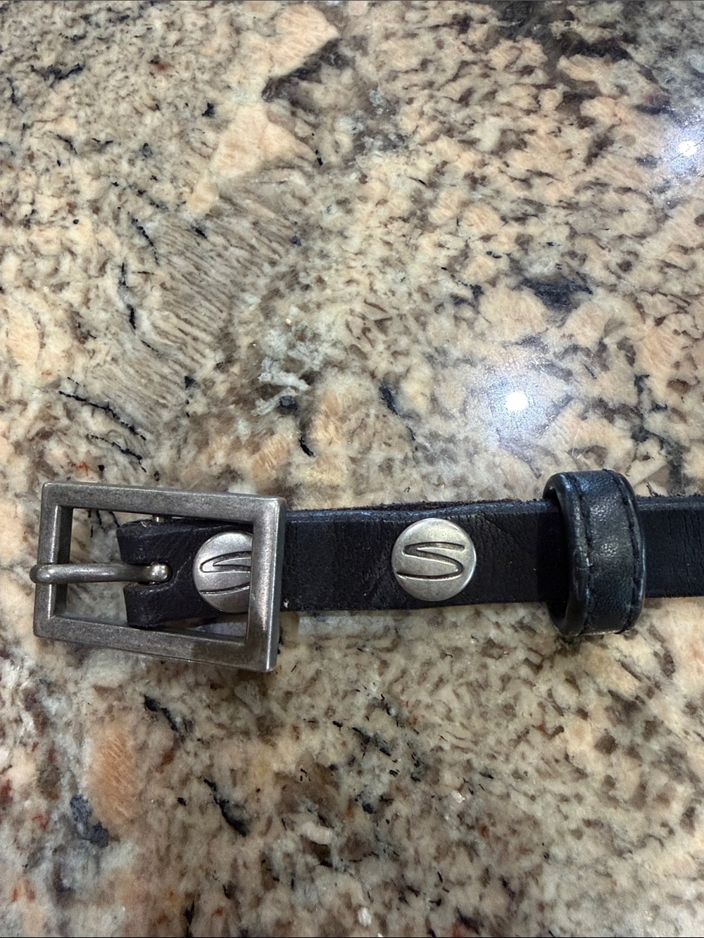 Black Studded Wrap Leather Belt used as a bridle or otherwise!! - Picture 2 of 8